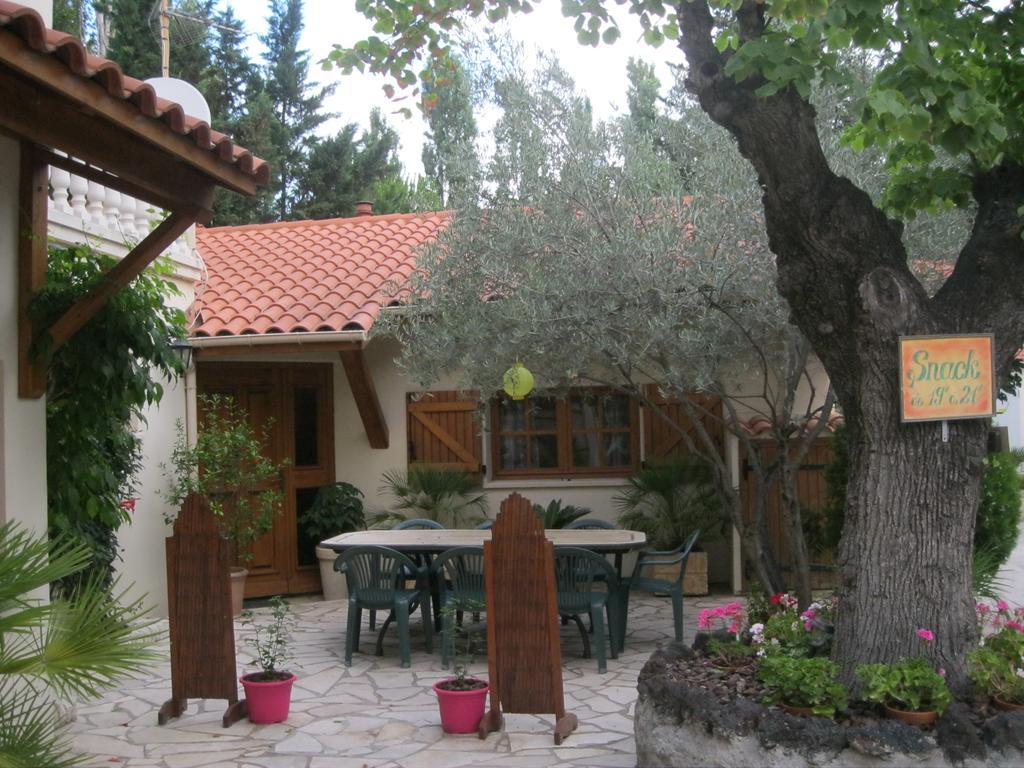 Camping Le Rebau Montblanc Exterior foto