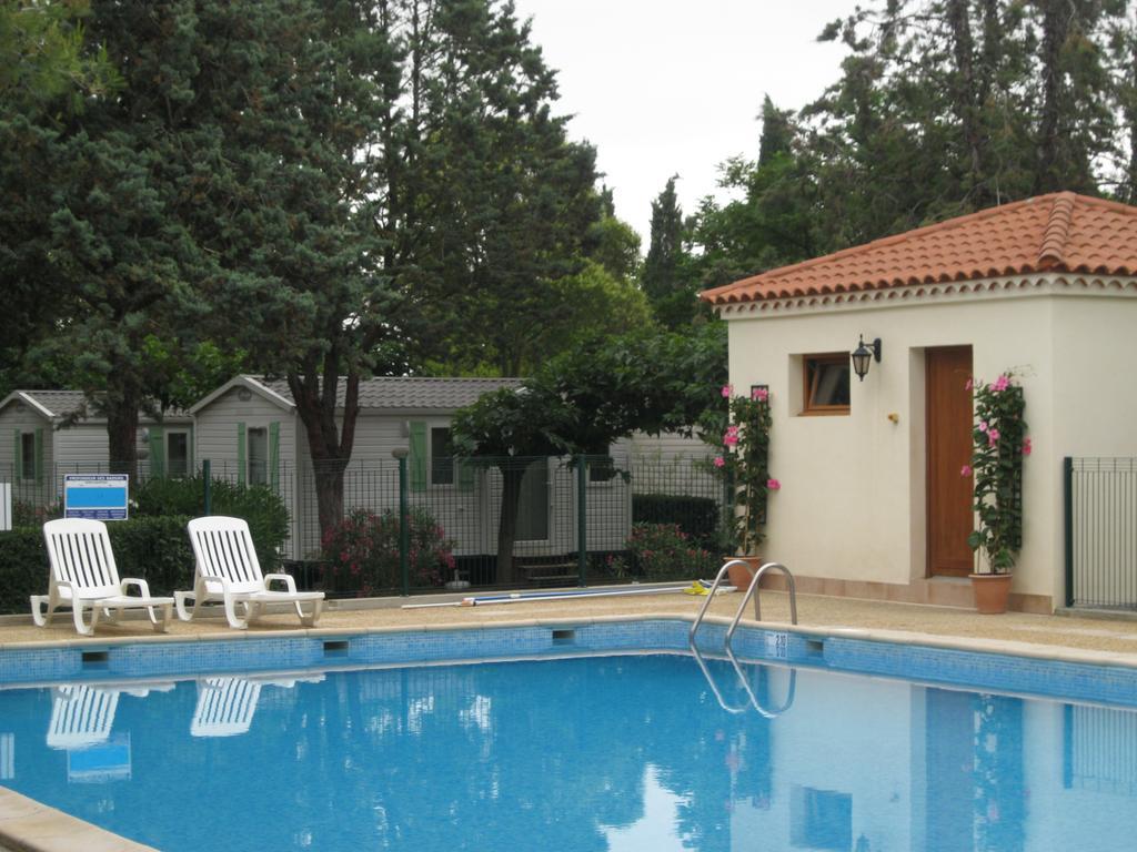 Camping Le Rebau Montblanc Exterior foto
