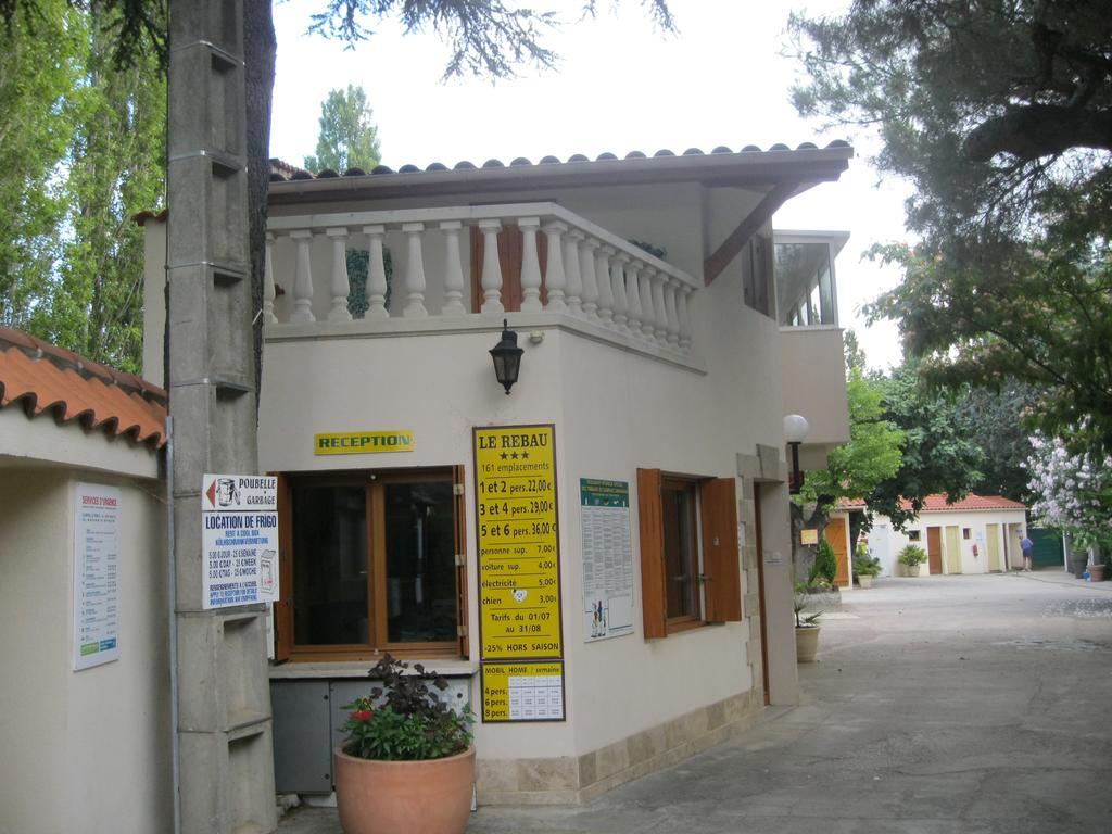 Camping Le Rebau Montblanc Exterior foto